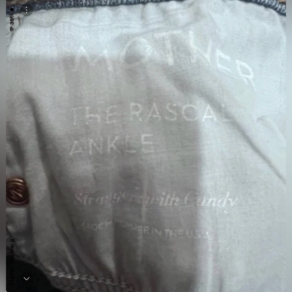 MOTHER The Rascal Ankle in Strangers with Candy size 27 - Picture 12 of 12